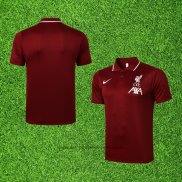 Maillot Polo Liverpool 2021-2022 Rouge