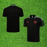 Maillot Polo Manchester United 2021-2022 Noir et Vert