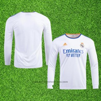 Maillot Real Madrid Domicile Manches Longues 2021-2022