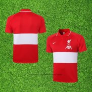 Maillot Polo Liverpool 2020-2021 Rouge